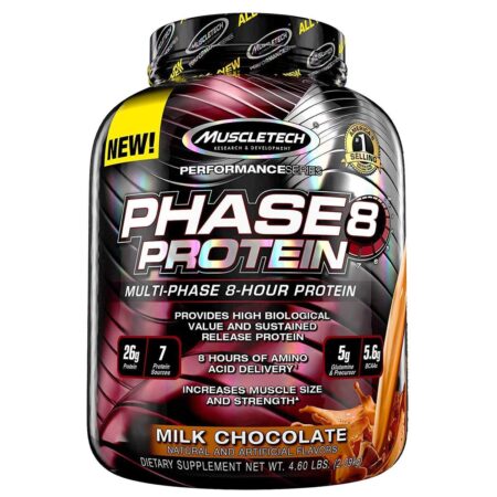 MuscleTech Phase 8 Protein (Milk Chocolate, 4.6lb)