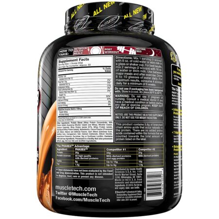 MuscleTech Phase 8 Protein (Milk Chocolate, 4.6lb) - Image 2