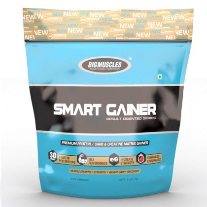 Bigmuscles Nutrition Smart Gainer (Chocolate, 11Lb)