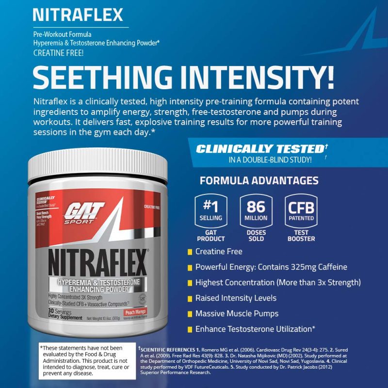 NUTRIARA GAT SPORTS Nitraflex 30 Servings