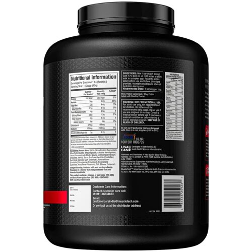Muscletech Nitrotech Whey Protein Performance Series, 1.81kg - Image 3