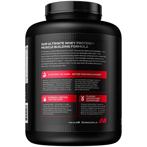 Muscletech Nitrotech Whey Protein Performance Series, 1.81kg - Image 2