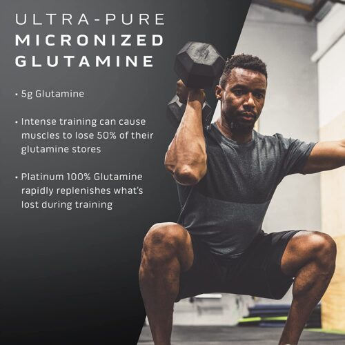 Muscletech Platinum Glutamine - 50 Servings - Image 3