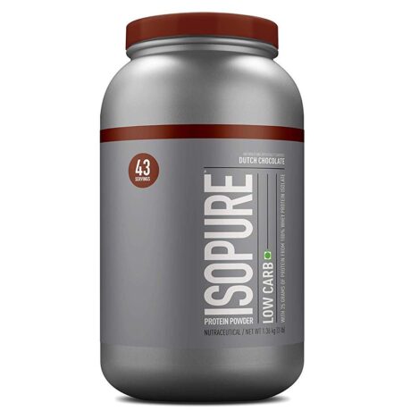nutriara Isopure Low Carb 100% Whey Protein Isolate Powder