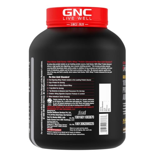 GNC Amp Gold Series Whey Protein - 1.81Kg, Chocolate - Image 2