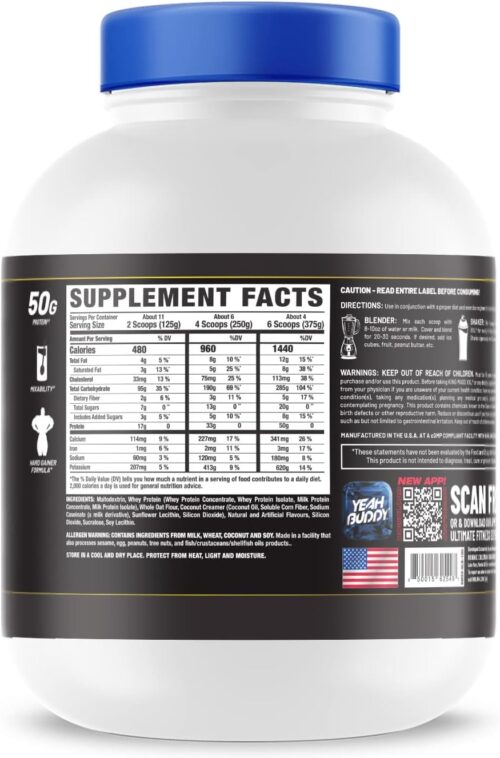 Ronnie Coleman King Mass XXL - 2.7kg - Image 2