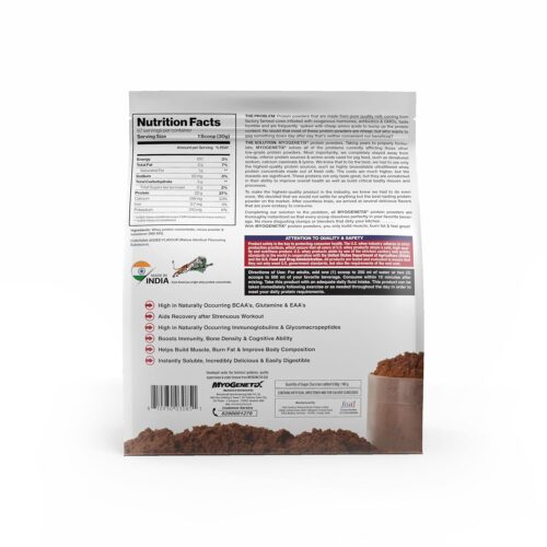Myogenetix Whey Protein Concentrate - 5LBS, Chocolate - Image 2