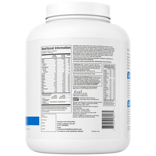 Muscletech Platinum 100% Whey Isolate - Chocolate, 1.8kg - Image 3